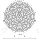 Принадлежности для осевых вентиляторов SG-AR/AXC Размер