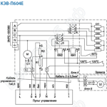 Электрические схемы завес КЭВ-П604Е
