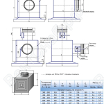 Конструктивные схемы диффузоров с камерами статического давления 3КСД, 3КСР.