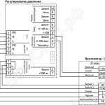 Схема подключения. Вентилятор DVC 225-P, DVC 315-P, DVC 355-P, DVC 400-P