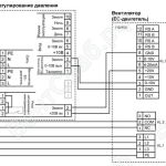Схема подключения. Вентилятор DVC 450-P, DVC 500-P, DVC 560-P, DVC 630-P
