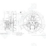 Вентилятор компактный ebmpapst RRL140/0024B69-3020LH/4 agf