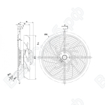 Осевой вентилятор ebmpapst S2D250BH0201