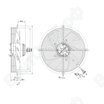 Осевой вентилятор ebmpapst S2D300AP0230