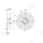 Осевой вентилятор ebmpapst S2D300BP0231