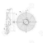 Осевой вентилятор ebmpapst S2E300AP0231