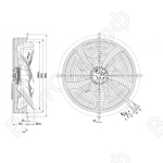 Осевой вентилятор ebmpapst S3G350AG0332