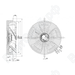 Осевой вентилятор ebmpapst S3G400AN0432