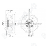 Осевой вентилятор ebmpapst S3G400LA4692