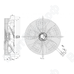 Осевой вентилятор ebmpapst S3G450AO0232