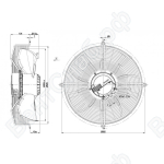 Осевой вентилятор ebmpapst S3G500AE3301