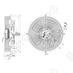 Осевой вентилятор ebmpapst S3G560AP6821