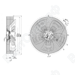 Осевой вентилятор ebmpapst S3G710AO8521