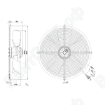 Осевой вентилятор ebmpapst S4D350BA0602