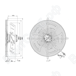 Осевой вентилятор ebmpapst S4D400BP1231