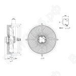 Осевой вентилятор ebmpapst S4D450AU0101