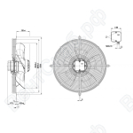 Осевой вентилятор ebmpapst S4D450BO1401