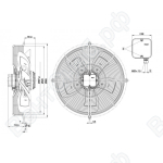 Осевой вентилятор ebmpapst S4D500AD0301