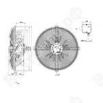 Осевой вентилятор ebmpapst S4D630BD0102