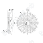 Осевой вентилятор ebmpapst S4E250AH0201
