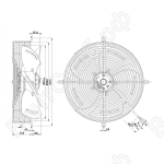 Осевой вентилятор ebmpapst S4E315AP1830