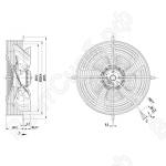 Осевой вентилятор ebmpapst S4E315AS2031