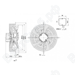 Осевой вентилятор ebmpapst S4E315AS2034