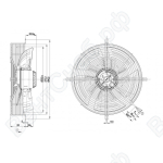 Осевой вентилятор ebmpapst S4E350AN0231