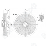 Осевой вентилятор ebmpapst S4E400AP0269
