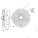Осевой вентилятор ebmpapst S4E450AP0106