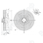 Осевой вентилятор ebmpapst S4E450AP0120