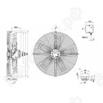 Осевой вентилятор ebmpapst S6D910CA0101