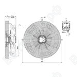 Осевой вентилятор ebmpapst S6E630BN0102