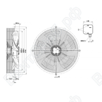 Осевой вентилятор ebmpapst S8D630AN0504