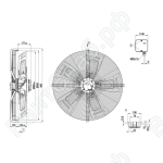 Осевой вентилятор ebmpapst S8D910CD0301