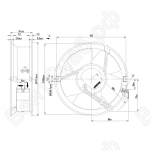 Осевой вентилятор ebmpapst W2E143AB0901