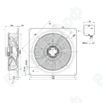 Осевой вентилятор ebmpapst W4D500GJ0301