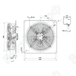 Осевой вентилятор ebmpapst W4D630GD0101
