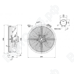 Осевой вентилятор ebmpapst W4D710CK0105