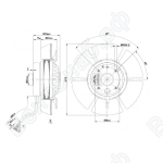 Осевой вентилятор ebmpapst A2D170AA0402