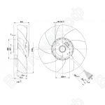Осевой вентилятор ebmpapst A2D200AH1801