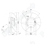 Осевой вентилятор ebmpapst A2S130AA0301