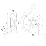 Осевой вентилятор ebmpapst A2S130AB0311