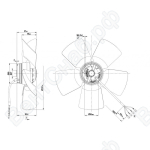 Осевой вентилятор ebmpapst A4E315AC0818