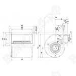 Центробежный вентилятор ebmpapst D2E097BK6648