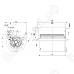 Центробежный вентилятор ebmpapst D2E133AB0150