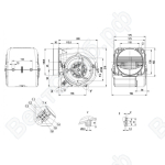 Центробежный вентилятор ebmpapst D2E146HT6702