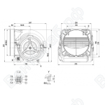 Центробежный вентилятор ebmpapst D2E160GL0701