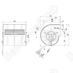 Центробежный вентилятор ebmpapst D3G133DD6714