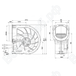 Центробежный вентилятор ebmpapst D3G160FQ1705